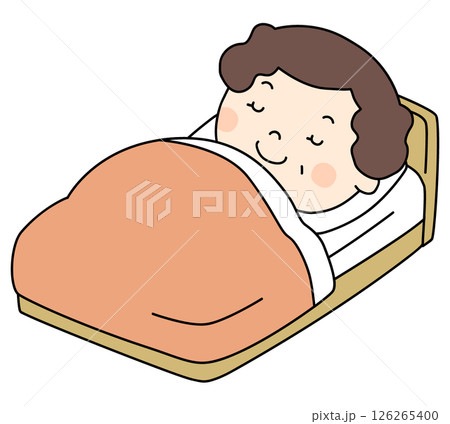寝ているお母さん 寝ているお母さん 126265400
