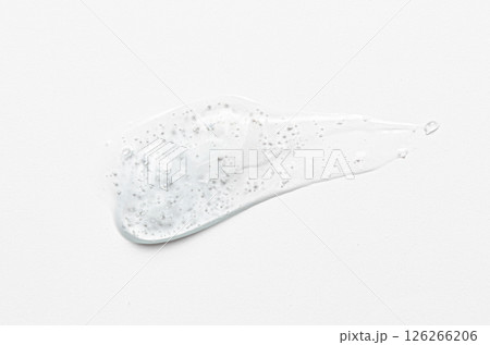 A sample of mattifying gel for washing with seaweed 126266206