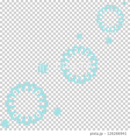 許多淡藍色的花 許多淡藍色的花 126266941