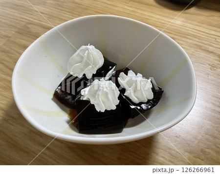 手作りのコーヒーゼリー 126266961