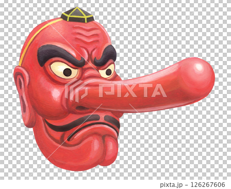 天狗面具插圖 126267606