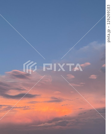 美しい夕焼け空 美しい夕焼け空 126269183