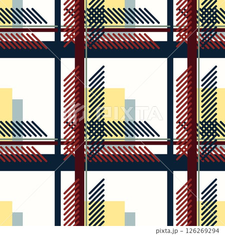Classic Scottish Tartan Design. Classic Plaid Tartan. Seamless Tartan Illustration Vector Set for Scarf, Blanket, Other Modern Spring Summer Autumn Winter Holiday Fabric Print. Classic Scottish Tartan Design. Classic Plaid Tartan. Seamless Tartan Illustration Vector Set for Scarf, Blanket, Other Modern Spring Summer Autumn Winter Holiday Fabric Print. 126269294