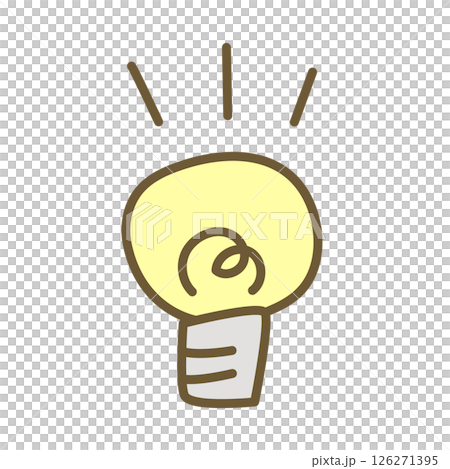Inspiration light bulb symbol 126271395