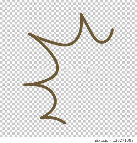びっくりのマーク	 126271398