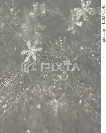 macro snowflake ice crystals present natural macro snowflake ice crystals present natural 126272146
