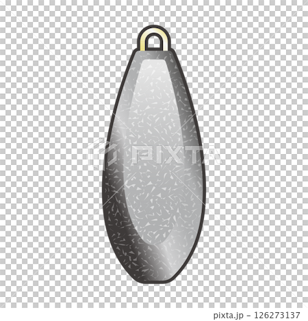 六角形重量釣具插圖素材 126273137