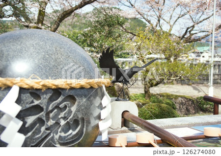 熊野本宮大社 大鳥居 手水舎 126274080
