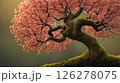 Big tree with roots ant branches, beauty of the nature concept, copy space 126278075