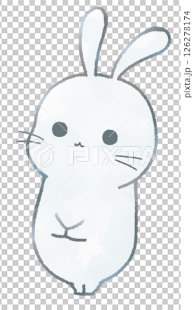 見あげるウサギ 126278174