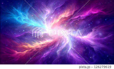 Purple Nebula Universes Ever Expanding Beauty 126279619