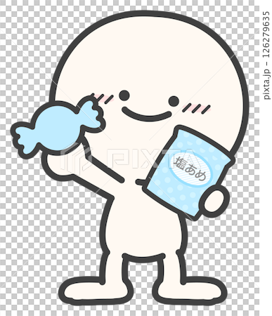 塩飴と人物 126279635