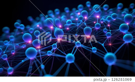 AI Brain Network: Glowing Neural Connections in a Digital Space AI Brain Network: Glowing Neural Connections in a Digital Space 126281069
