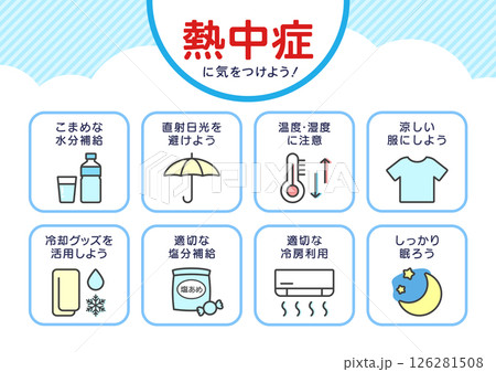 熱中症対策ポスター02 126281508