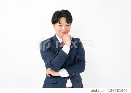 ビジネスマン 企む ビジネスマン 企む 126281943