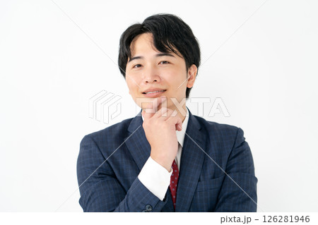 ビジネスマン 企む ビジネスマン 企む 126281946