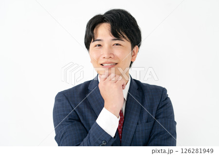 ビジネスマン 企む ビジネスマン 企む 126281949