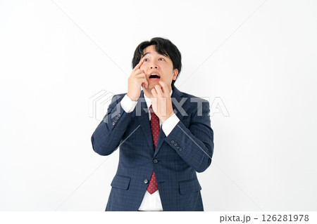 ビジネスマン 心配 パニック ビジネスマン 心配 パニック 126281978