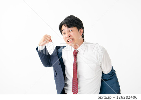 ビジネスマン　挑発 126282406