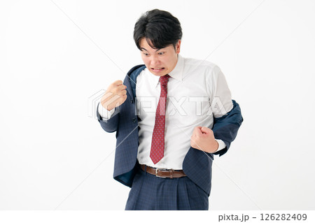 ビジネスマン 挑発 ビジネスマン 挑発 126282409