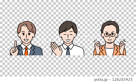 三位有上進心的男人的插畫集 A2 126283425