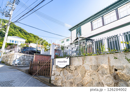 【重要伝統的建造物群保存地区】北野町山本通　旧パラスティン邸　兵庫県神戸市中央区 126284002