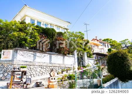 【重要伝統的建造物群保存地区】北野町山本通　旧レイン邸と洋風の民家1　兵庫県神戸市中央区 126284003