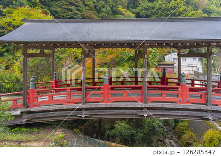 談山神社　屋形橋（奈良県桜井市） 126285347