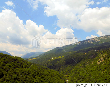 Explore Tara River Canyon in Montenegro for Breathtaking Views and Outdoor Adventures 126285744