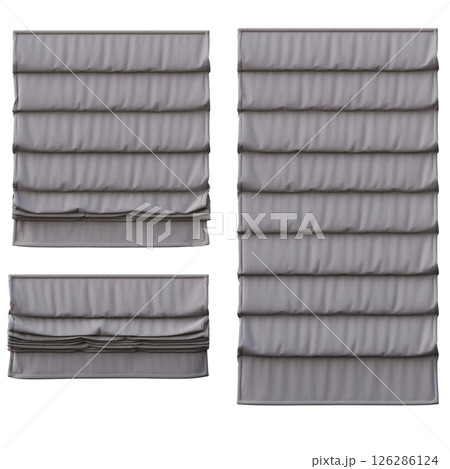 curtain isolated on a transparent background, interior decorations, 3D illustration, cg render curtain isolated on a transparent background, interior decorations, 3D illustration, cg render 126286124