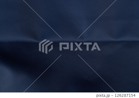 Dark blue drape satin cloth 126287154