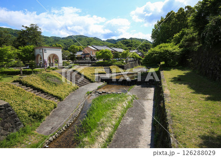 兵庫県勝岡市　谷山川の風景 126288029