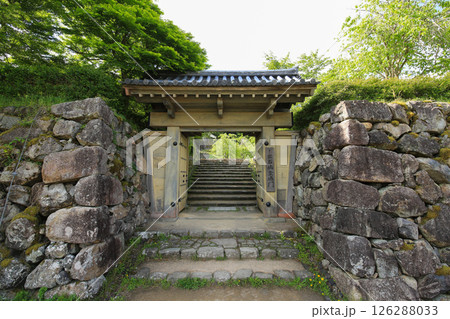 兵庫県勝岡市　出石城　登城門 126288033