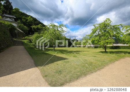 兵庫県勝岡市　出石城　西の郭跡 126288048