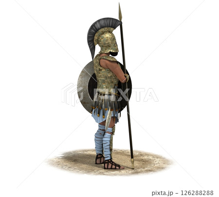 warrior character, 3D rendering, illustration, cg warrior character, 3D rendering, illustration, cg 126288288