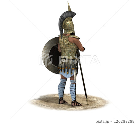 warrior character, 3D rendering, illustration, cg warrior character, 3D rendering, illustration, cg 126288289