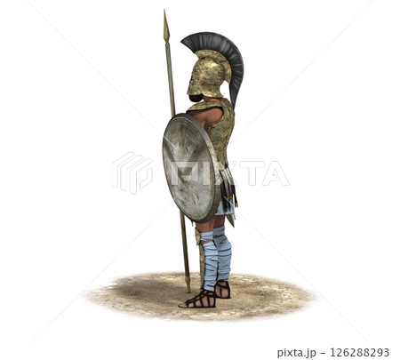 warrior character, 3D rendering, illustration, cg warrior character, 3D rendering, illustration, cg 126288293
