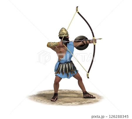 warrior character, 3D rendering, illustration, cg warrior character, 3D rendering, illustration, cg 126288345
