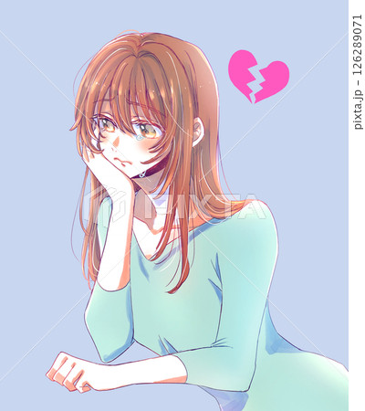 失恋する女性　涙 126289071