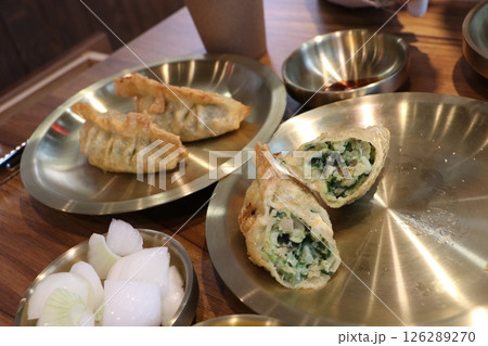 Asian Delicious Food. Fried Dumplings Asian Delicious Food. Fried Dumplings 126289270