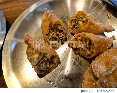 Asian Delicious Food. Fried Dumplings Asian Delicious Food. Fried Dumplings 126289277