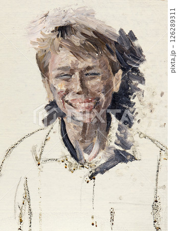 oil painting, portrait, handmade drawing 126289311