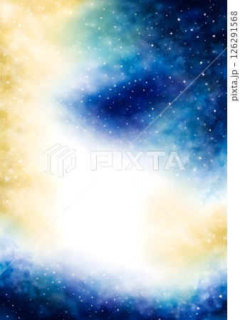 星がきらめく夜空の背景素材 126291568