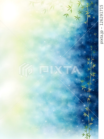 星がきらめく夜空の背景素材 星がきらめく夜空の背景素材 126291715