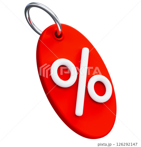 Price Tag With Percentage Sign Price Tag With Percentage Sign 126292147