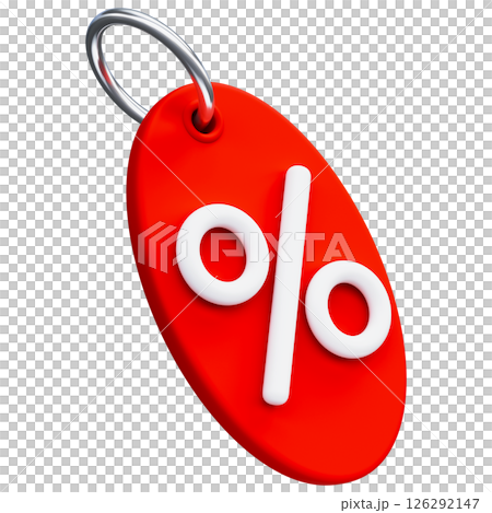 Price Tag With Percentage Sign Price Tag With Percentage Sign 126292147