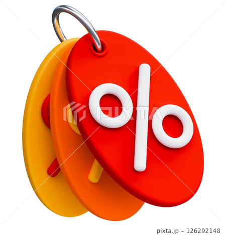 Price Tag With Percentage Sign Price Tag With Percentage Sign 126292148