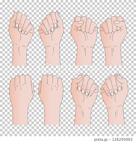 握りこぶしの裏と表 握りこぶしの裏と表 126293003