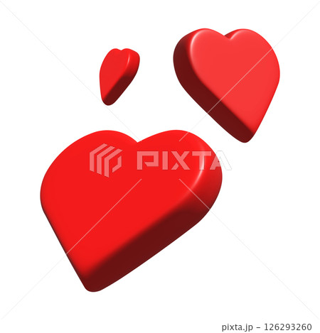 Heart vector icons for various design projects. Vector illustration 126293260
