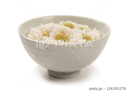大豆を炊いて作った豆ごはん 大豆を炊いて作った豆ごはん 126293278